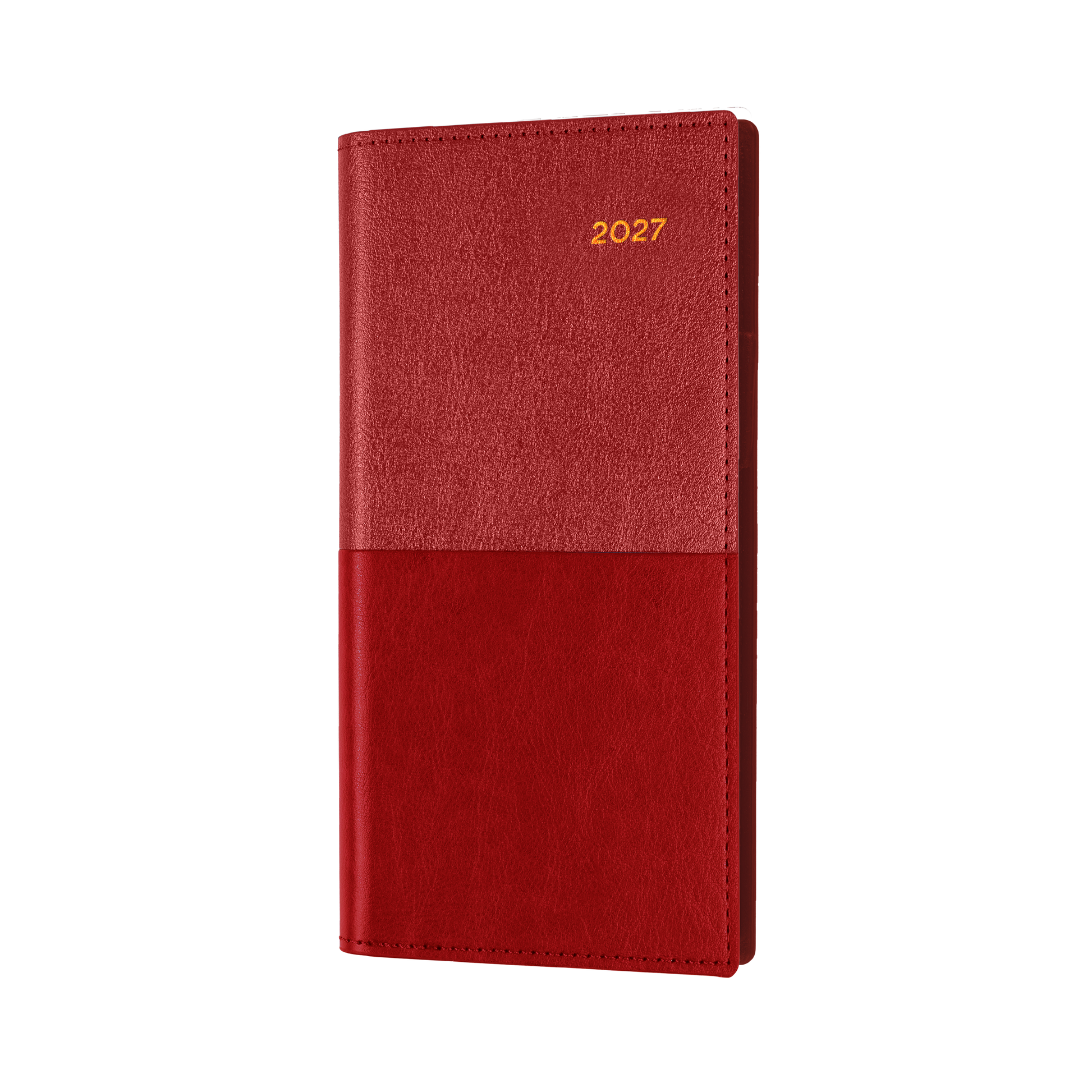 Collins Vanessa 2027 B6/7 Week to View Diary Red front cover