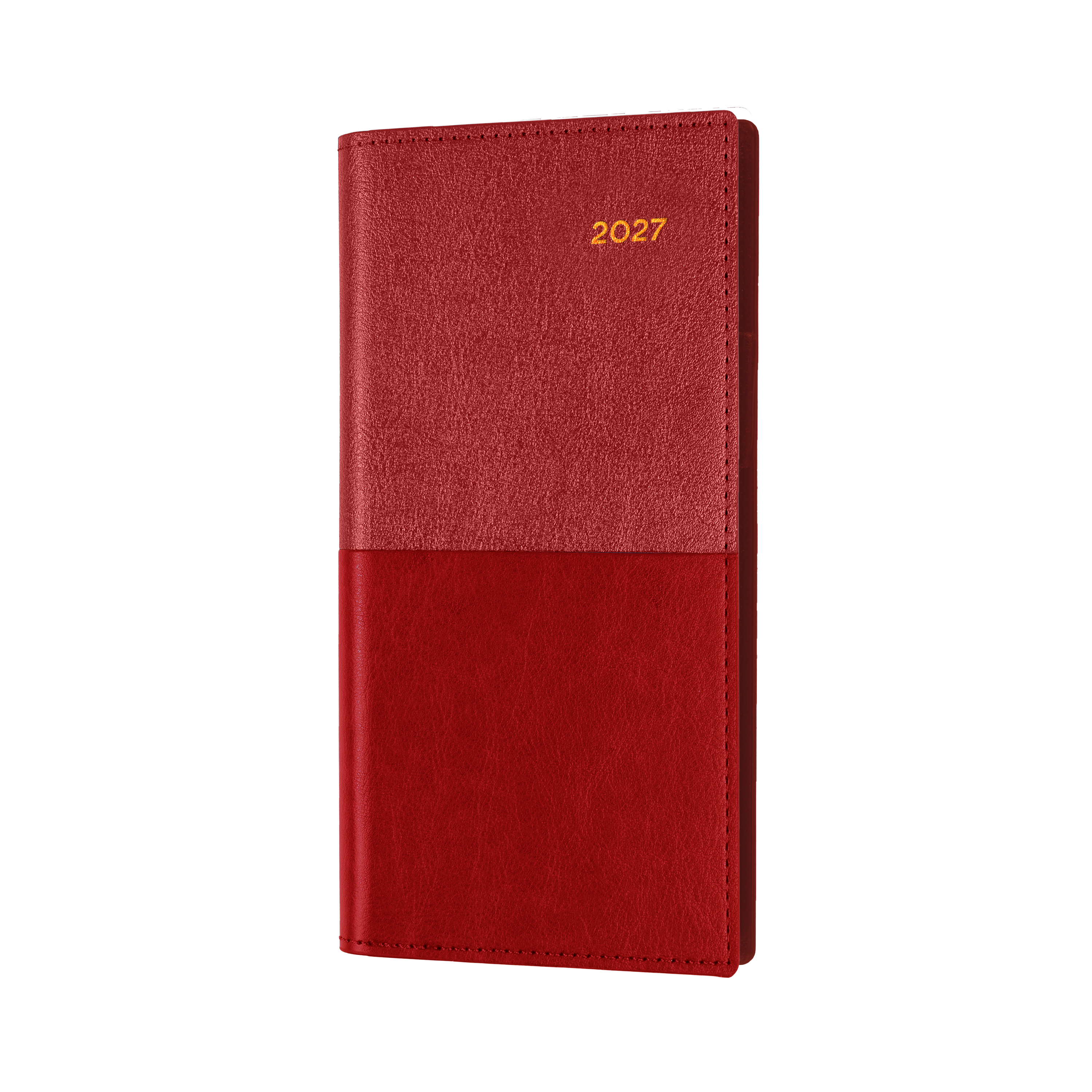 Collins Vanessa 2027 B6/7 Week to View Diary Red front cover