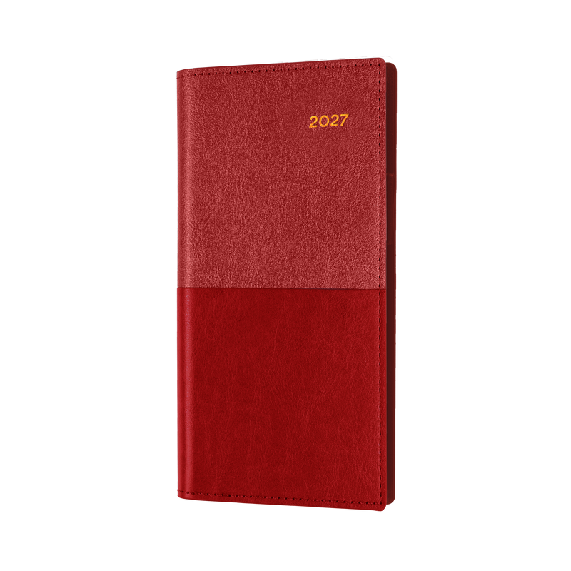 Collins Vanessa 2027 B6/7 Week to View Diary Red front cover