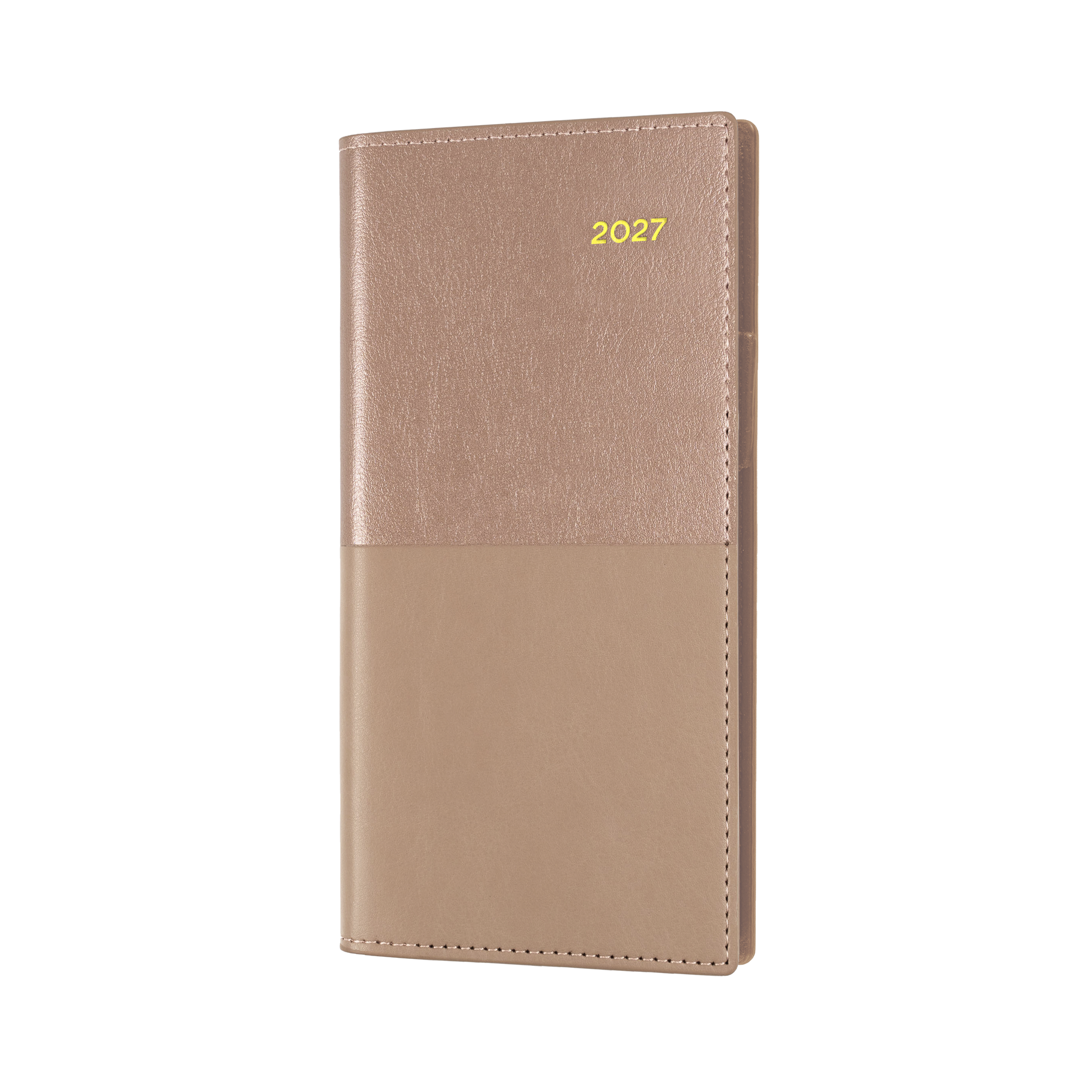 Collins Vanessa 2027 B6/7 Week to View Diary Rose Gold front cover