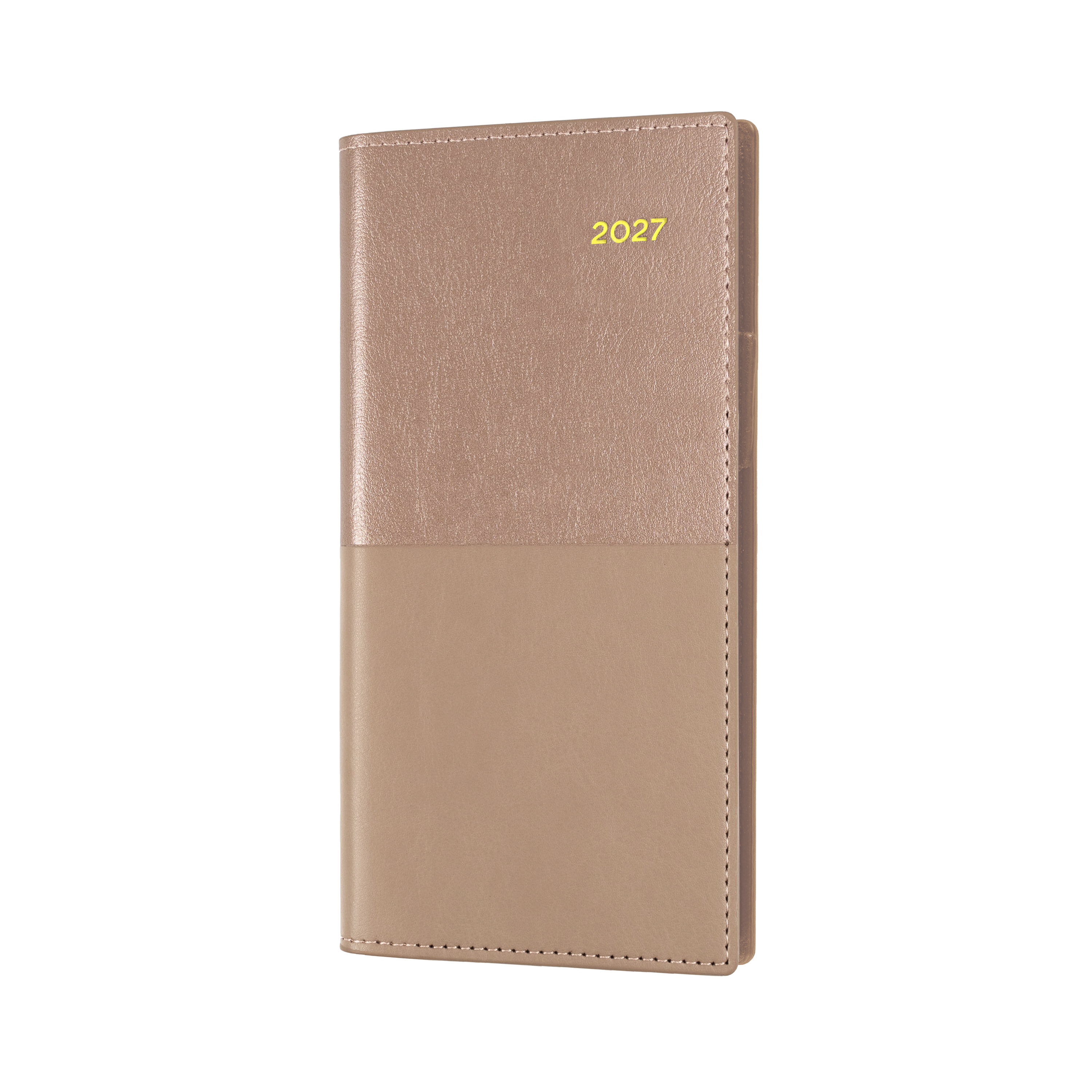 Collins Vanessa 2027 B6/7 Week to View Diary Rose Gold front cover