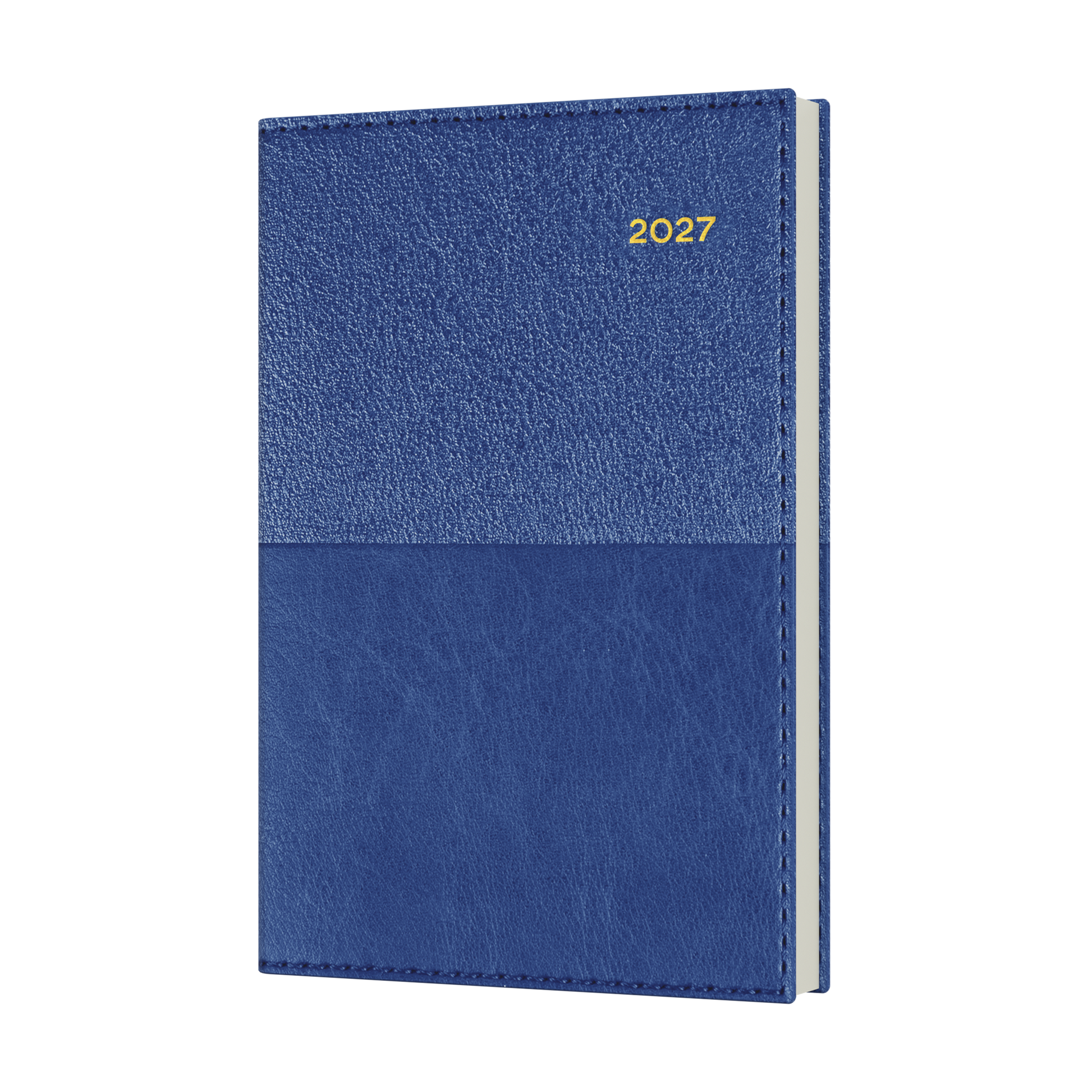 Collins Vanessa 2027 B7R Week to View Diary Blue front cover