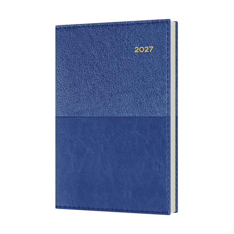 Collins Vanessa 2027 B7R Week to View Diary Blue front cover