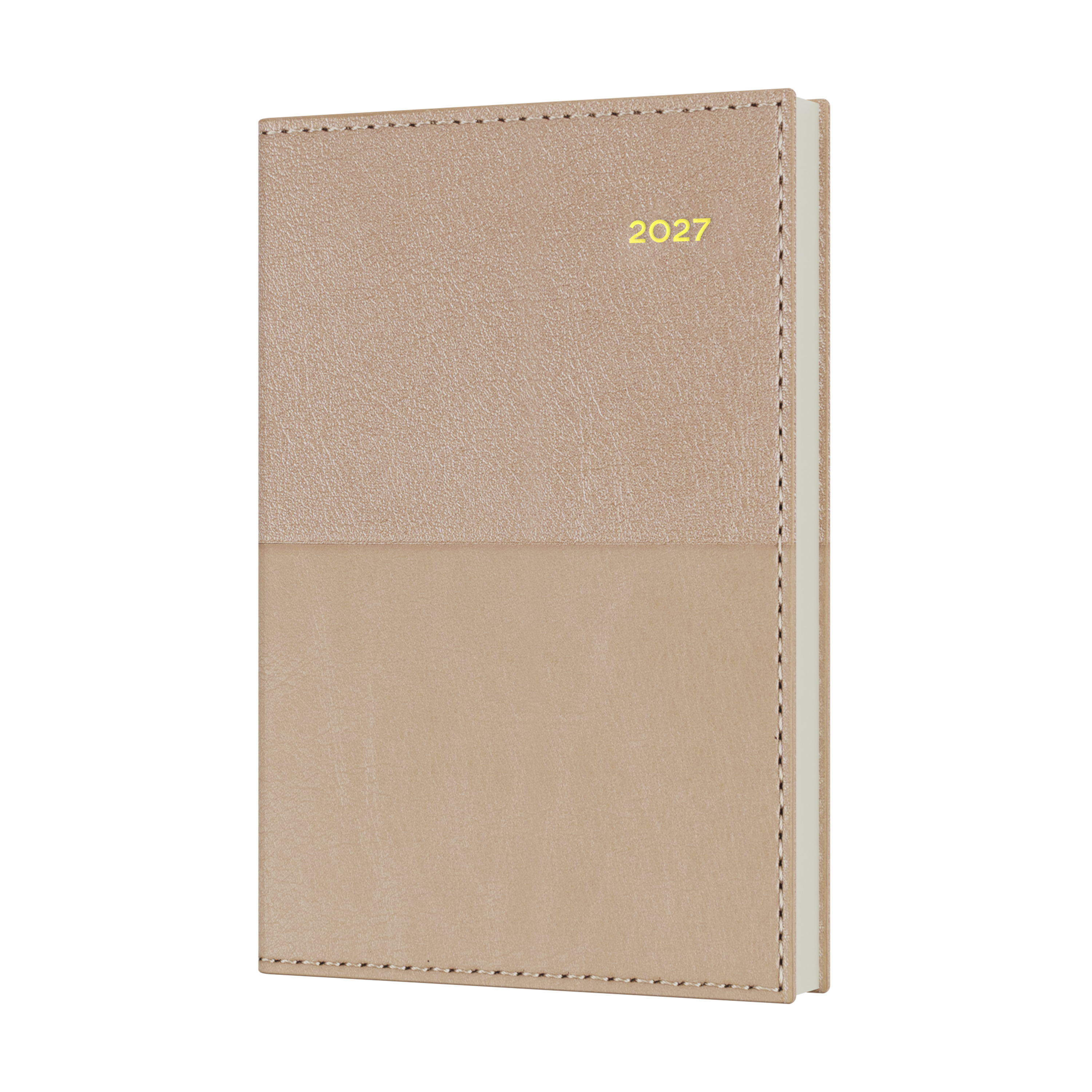 Collins Vanessa 2027 B7R Week to View Diary Rose Gold front cover