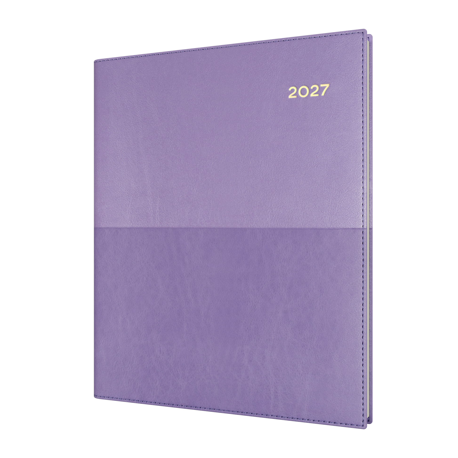 Collins Vanessa 2027 Quarto Week to View (Vertical) Diary Lilac front cover