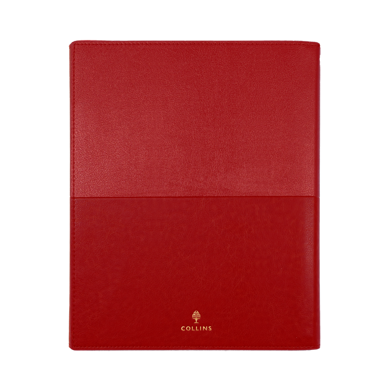 Collins Vanessa 2027 Quarto Week to View (Vertical) Diary Red interior week to view (vertical) layout
