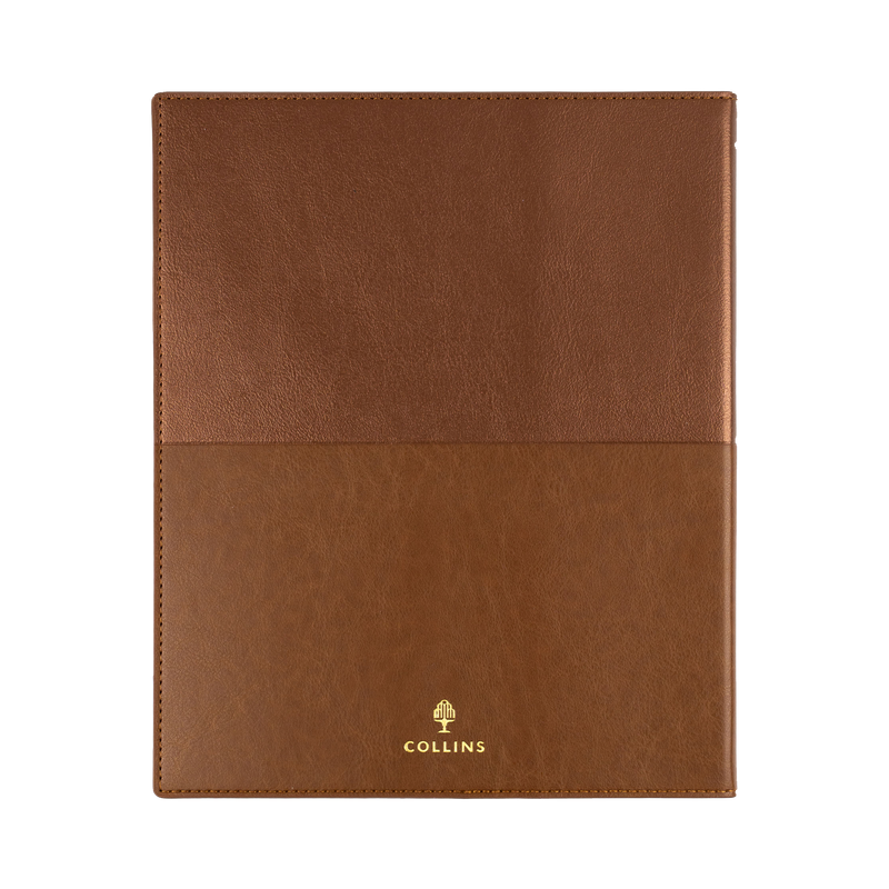 Collins Vanessa 2027 Quarto Week to View (Vertical) Diary Tan interior week to view (vertical) layout