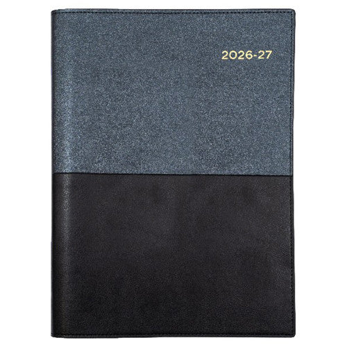 Collins Vanessa Financial Year Diary 2026-2027 A4 Week To A View Black