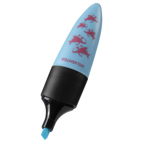 ColourHide Designer Highlighter Quirky Shark Blue Box 12