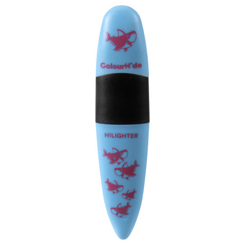 ColourHide Designer Highlighter Quirky Shark Blue Box 12