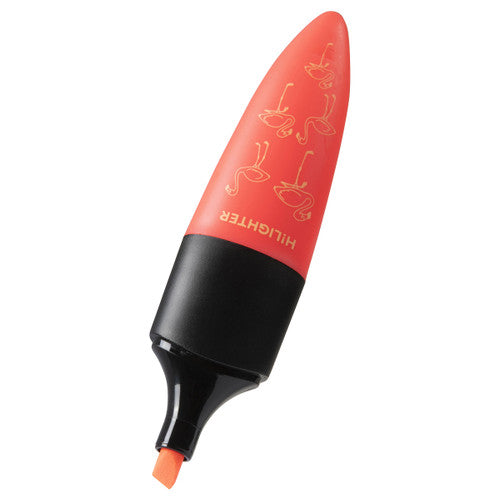 ColourHide Designer Highlighter Quirky Flamingo Red Box 12