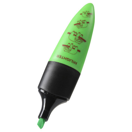 ColourHide Designer Highlighter Quirky Sloth Green Box 12