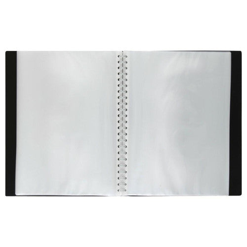 ColourHide Refillable Display Book 40 Sheets Black