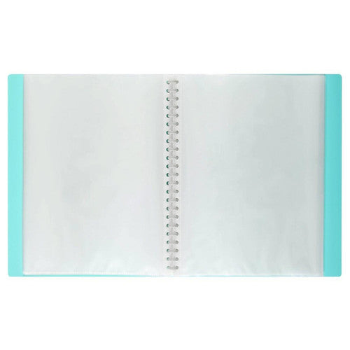 ColourHide Refillable Display Book 40 Sheets Aqua