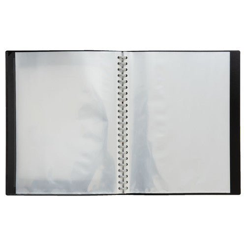 ColourHide Refillable Display Book Insert 20 Sheets Black Pack of 10