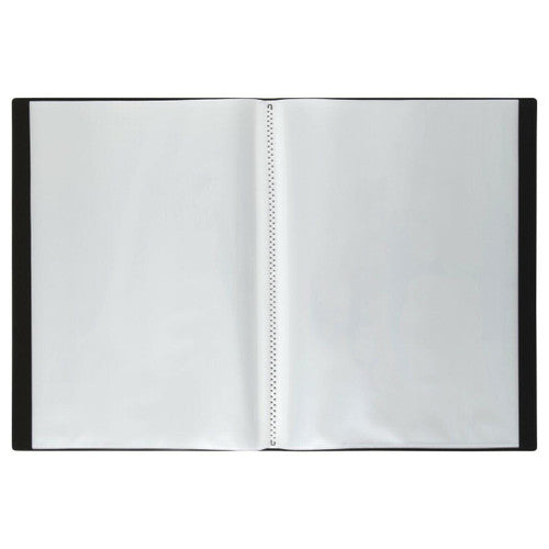ColourHide Fixed Display Book Insert Cover 20 Sheets Black