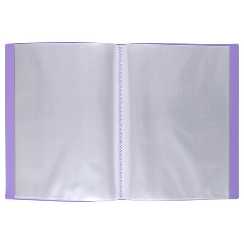 ColourHide Fixed Display Book Insert Cover 20 Sheets Purple