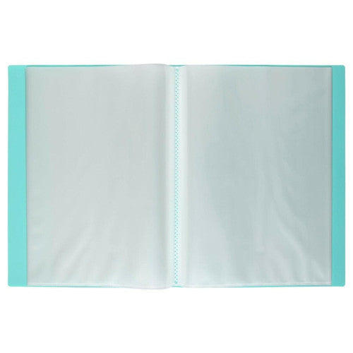 ColourHide Fixed Display Book Insert Cover 20 Sheets Aqua