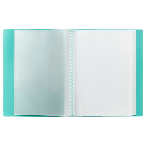 ColourHide Fixed Display Book Insert Cover 40 Sheets Aqua
