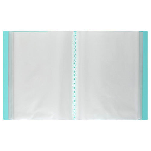 ColourHide Fixed Display Book Insert Cover 60 Sheets Aqua