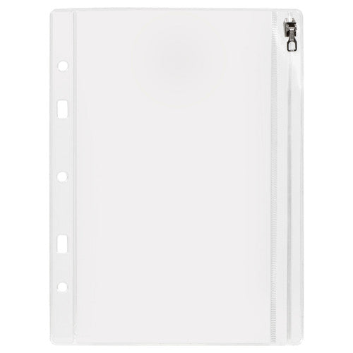 ColourHide Bindermate Pencil Case A5 Clear Pack of 6
