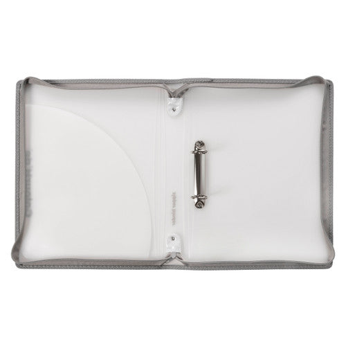 ColourHide My Zipper Binder A4 2 D-Ring 25mm Clear