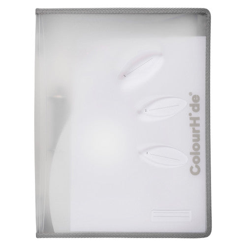 ColourHide My Zipper Binder A4 2 D-Ring 25mm Clear