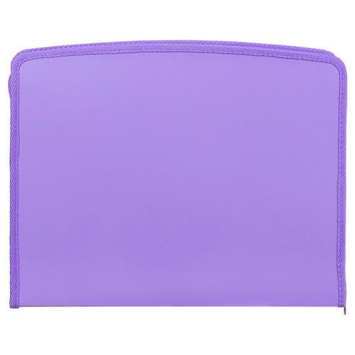 ColourHide Zipit A4 Expanding File Lavender Pack of 6