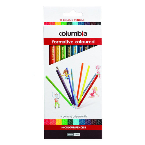 Columbia Formative 1 Coloured Pencils Pack 10