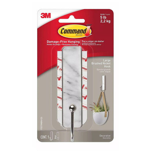 Command Large Marble Finish Hook up to 2.2 kg