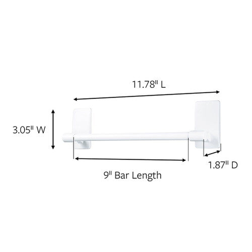 Command Bathroom Towel Bar Plastic Handle (1.3kg)