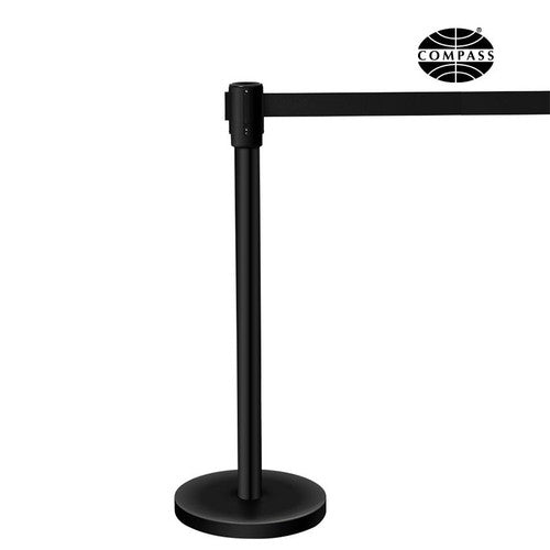COMPASS BELT BARRIER MATT BLACK WITH INTERNAL BELT STANDARD GRADE