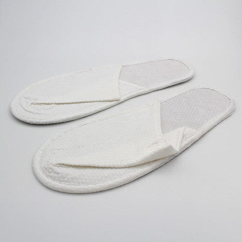 Compass Eco Slippers Closed Toe in Bio Bag White