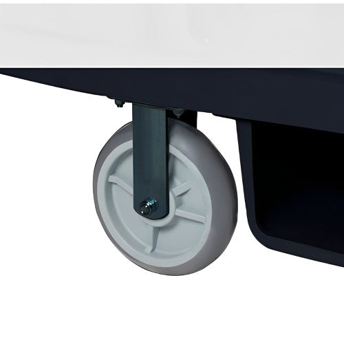 Compass Housekeeping Trolley Fixed Wheel Grey