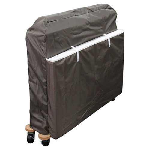 Compass Metal Folding Holiday Cot Vanilla White