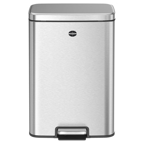 Compass Pedal Bin Brushed Stainless Steel 50L