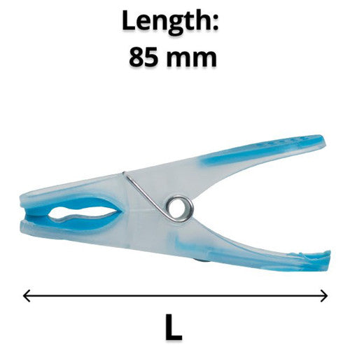 Compass Plastic Pegs Blue Pack of 40