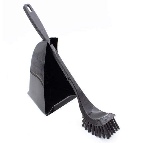 Compass Plastic Toilet Brush Black