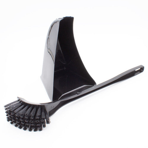 Compass Plastic Toilet Brush Black