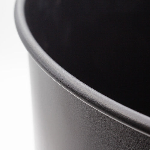 Compass Round Dual Chamber Bin Powder Coated Black 14L Carton of 6