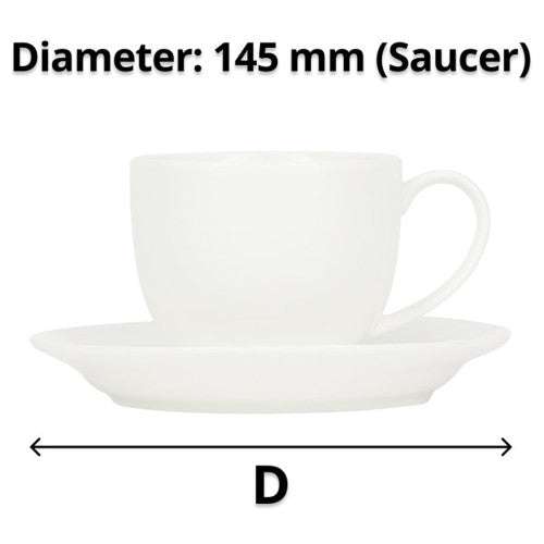 Connoisseur A-La-Carte Cup 200ml and Saucer 145mm Set Pack of 6