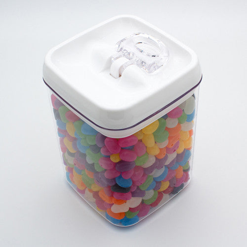 Connoisseur Flip-Tite Airtight and BPA Free Canister Square 1.7L