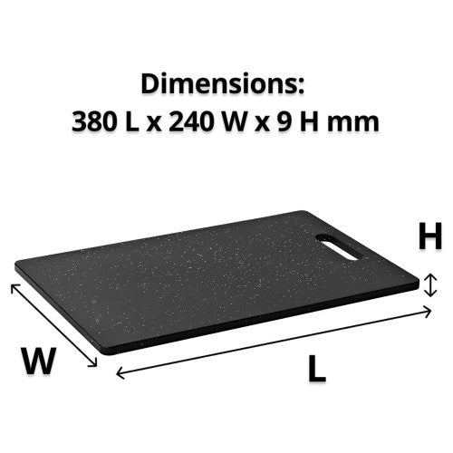 Connoisseur Plastic Chopping Board Midnight Black