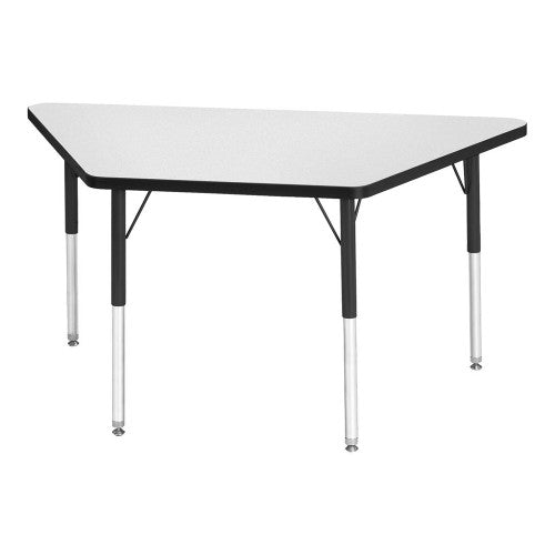 Creative Kids Dry Erase Surface Trapezoid Table Including Legs