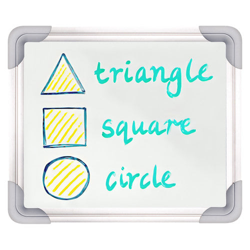 Creative School Supply Magnetic Whiteboards 21 x 25cm Pack of 10