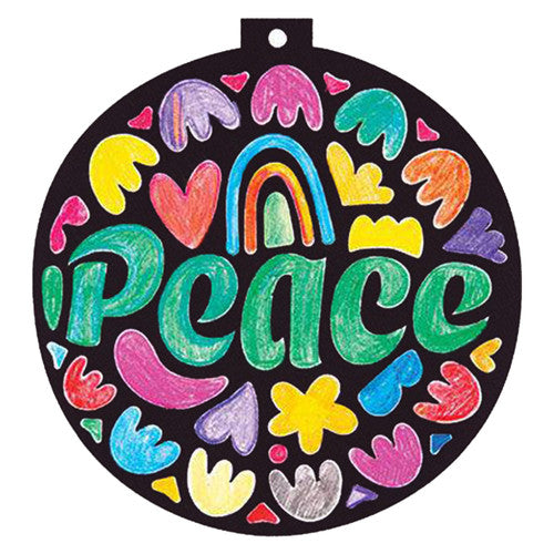 Creative School Supply Zart Stained Glass Wellbeing Baubles Pack of 12