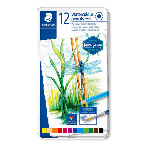Staedtler 14610C M12 Watercolour Pencils Tin of 12
