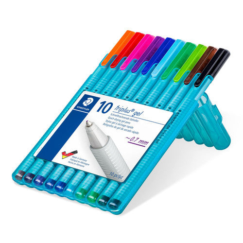 Staedtler 462 SB10 Triplus Gel Assorted Colours Box of 10