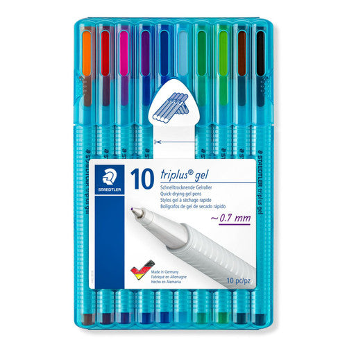 Staedtler 462 SB10 Triplus Gel Assorted Colours Box of 10