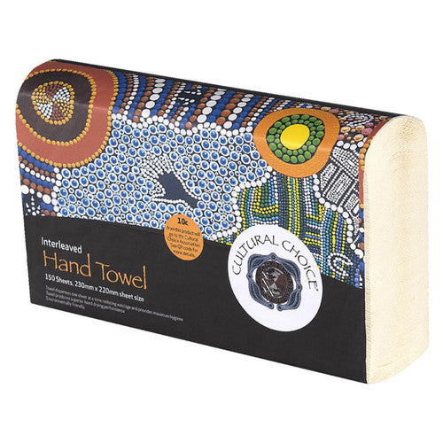 Cultural Choice Ultraslim Handtowel 150 Sheets Carton of 16